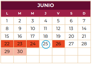 Calendario 2025-2026 CECyTEH
