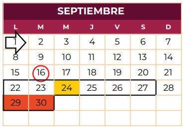 Calendario 2025-2026 CECyTEH