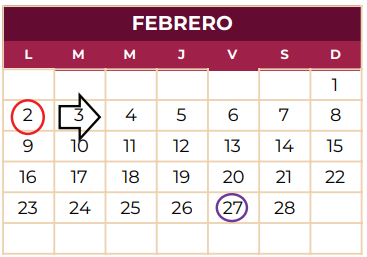 Calendario 2025-2026 CECyTEH
