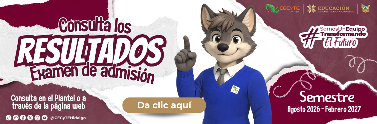 Resultados de Admisión CECYTEH